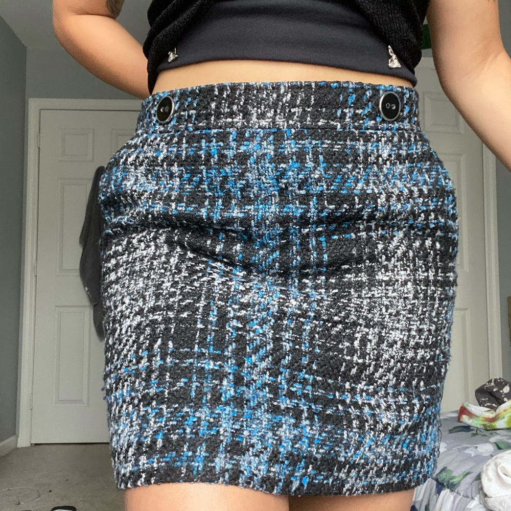 plaid skirt